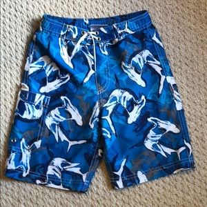 Swim Trunks Boys shark print